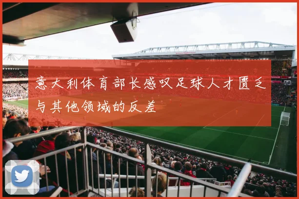 意大利体育部长感叹足球人才匮乏与其他领域的反差